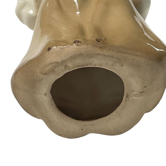 Vintage Figurine Country Boy Holding Harvest  Figurine Hand Painted Porcelain u - Picture 6 of 7